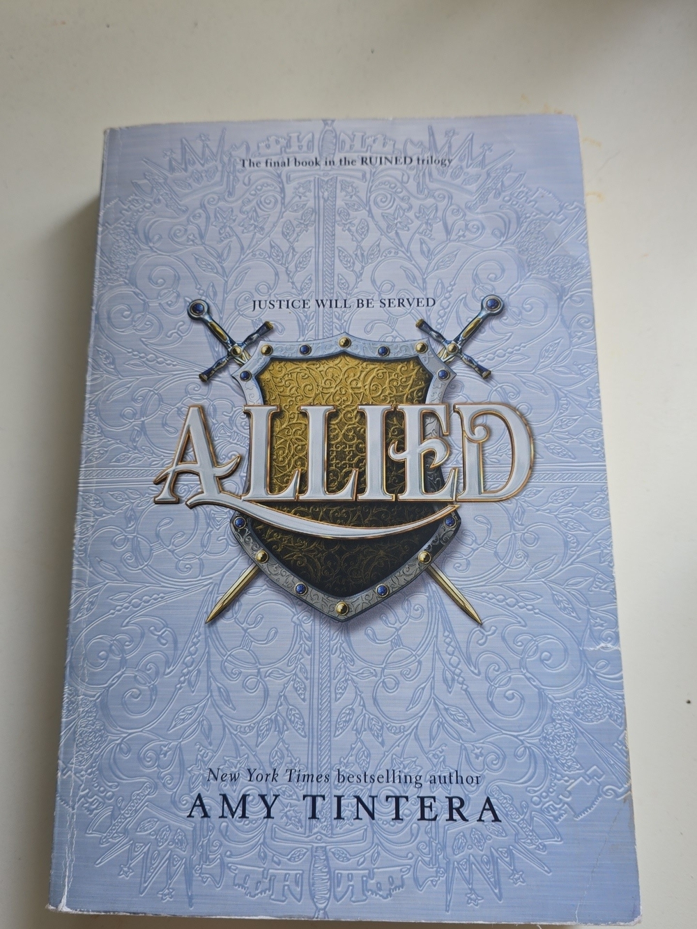 Allied Paperback Book - Light Blue Cover Novel